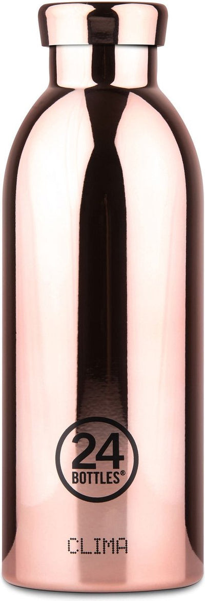24 Flaschen 24Bottles Thermosflasche Clima Bottle Roségold 500 ml