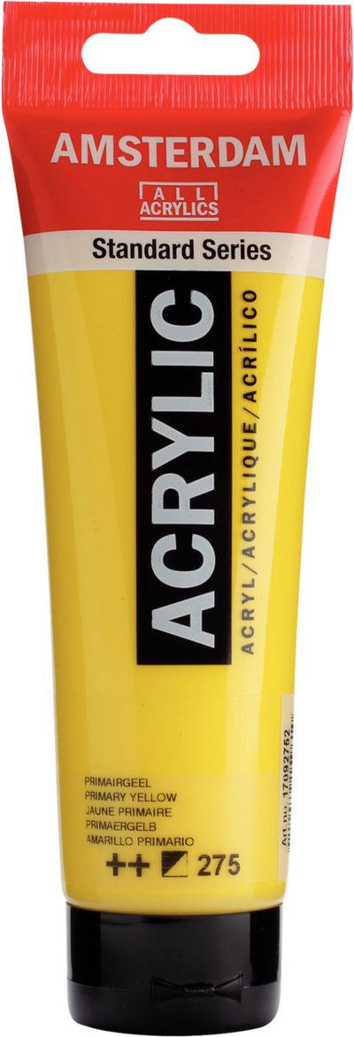 Acrylfarbe der Amsterdam Standard-Serie, Tube 120 ml, Primärgelb 275