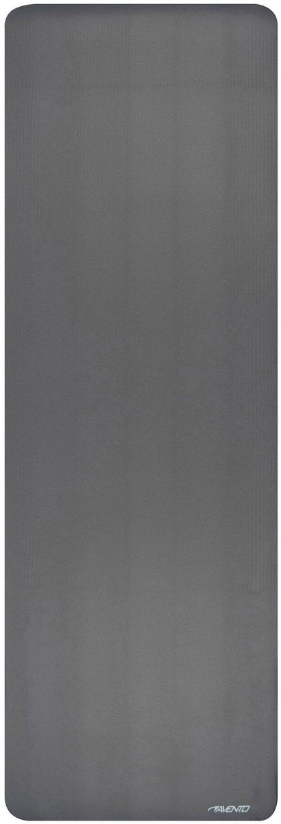 Avento Fitness Yogamatte NBR – Grau – 183 x 61 x 1,2 cm