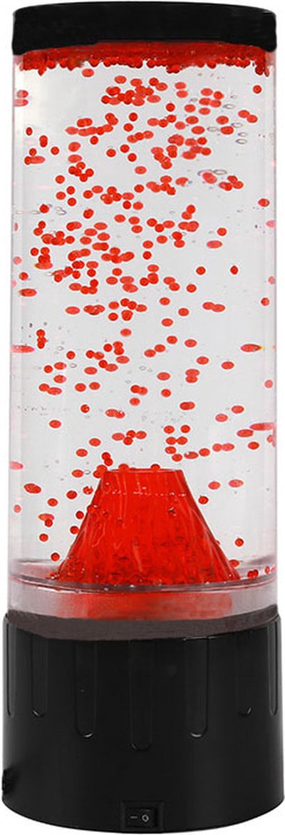Itotal Lavalampe rund 10,5 x 30 cm rot