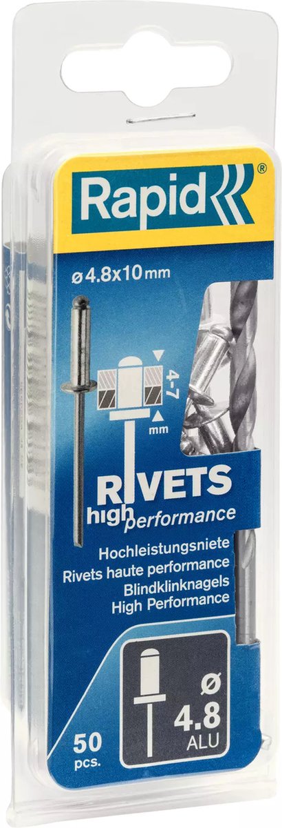 Rapid-Hochleistungsniet ø4,8 x 10 mm - 5000387