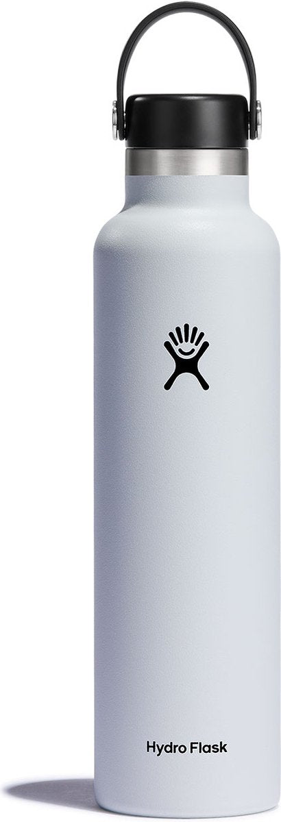 Hydro Flask Standard Mouth Flex Cap Trinkflasche (709 ml) – weiß
