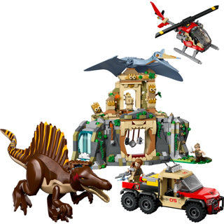 Lego Jurassic World 76976 Spinosaurus und Quetzalcoatlus Air Mission