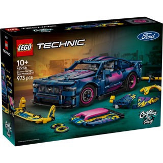 Lego Technic anpassbares Ford Mustang GT Auto, Spielzeug für Kinder und Dekoration 42236