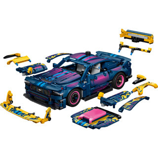 Lego Technic anpassbares Ford Mustang GT Auto, Spielzeug für Kinder und Dekoration 42236