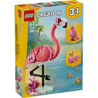Lego -Schöpfer 31170 Wildtiere rosa Flamingo