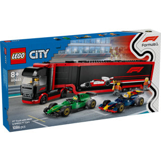 Lego Lego City 60445 F1 LKW mit RB20 und AMR24 F1 -Autos