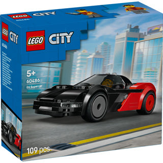 Lego City tolle Fahrzeuge 60486 EV Supersportwagen | 2 Stk
