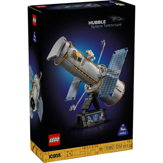 Lego Icons Weltraumteleskop Hubble Weltraumbausatz für Erwachsene 11382