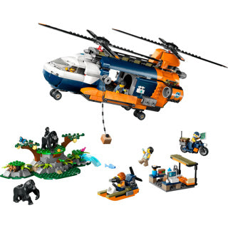 Lego Lego City 60437 Dschungelforscher: Hubschrauber an der Basis