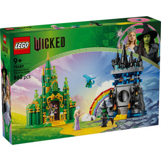 Lego 75689 „Wicked Emerald City und Kiamo Ko Castle“.
