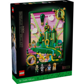 Lego 75685 „Wicked Emerald City“ als Wandkunst