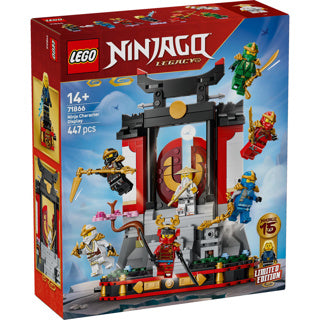 Lego Ninjago 71866 Display zum 15-jährigen Jubiläum mit Ninja-Figuren
