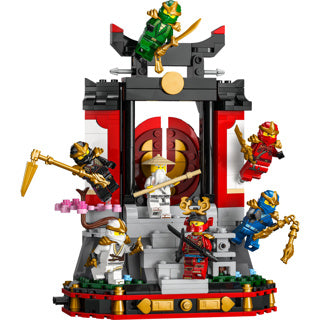 Lego Ninjago 71866 Display zum 15-jährigen Jubiläum mit Ninja-Figuren