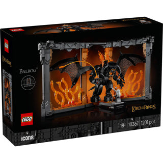 Lego -Ikonen 10367 Buch Stond der Herr der Ringe Balrog
