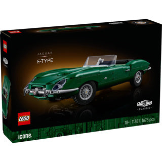 Lego Icons Jaguar E-Type – klassischer Sportwagen – 11381
