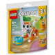 Lego 30714 Tasche orange Katze | 10 Stück