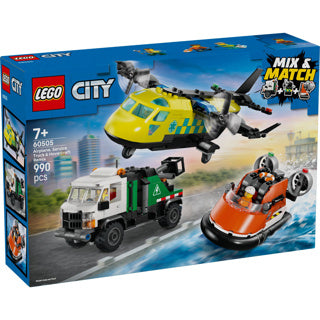 Lego City 60505 Flugzeug, Service-LKW und Hovercraft-Remix