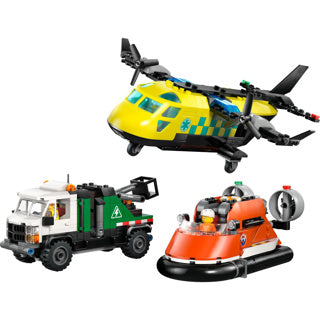 Lego City 60505 Flugzeug, Service-LKW und Hovercraft-Remix