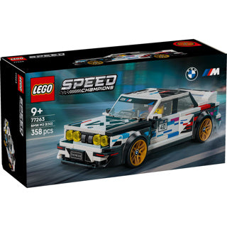 Lego Speed Champions BMW M3 (E30) Autobausatz für Kinder und Kinderzimmerdekoration 77263