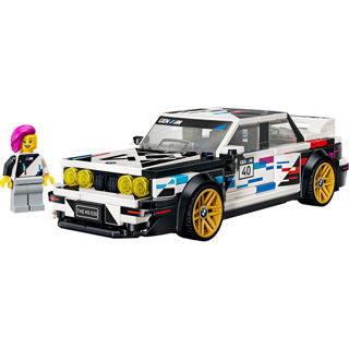 Lego Speed Champions BMW M3 (E30) Autobausatz für Kinder und Kinderzimmerdekoration 77263