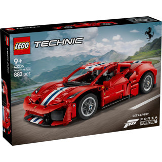 Lego Technic Ferrari 488 Pista Auto Spielzeug für Kinder und Dekoration 42235