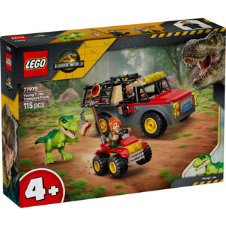 Lego Jurassic World Young T. Rex Transport-LKW Dino-Spielzeug für Kinder ab 4 Jahren 77978