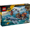 Lego Jurassic World Mosasaurus Boat Attack Dinosaurierspielzeug für Kinder 77983