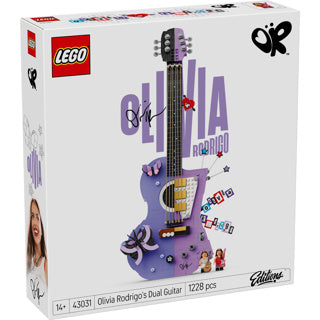 Lego Editions Olivia Rodrigos Doppelgitarren-Bausatz für Kinder- und Jugendzimmerdekoration – 43031