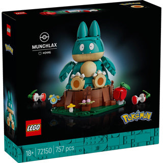 Lego Pokémon – Munchlax Figurenbausatz für Erwachsene und Heimdekoration – 72150