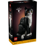 Lego Ideas schwarz-weiße Katze – 21349 - afbeelding 1
