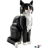 Lego Ideas schwarz-weiße Katze – 21349 - afbeelding 2