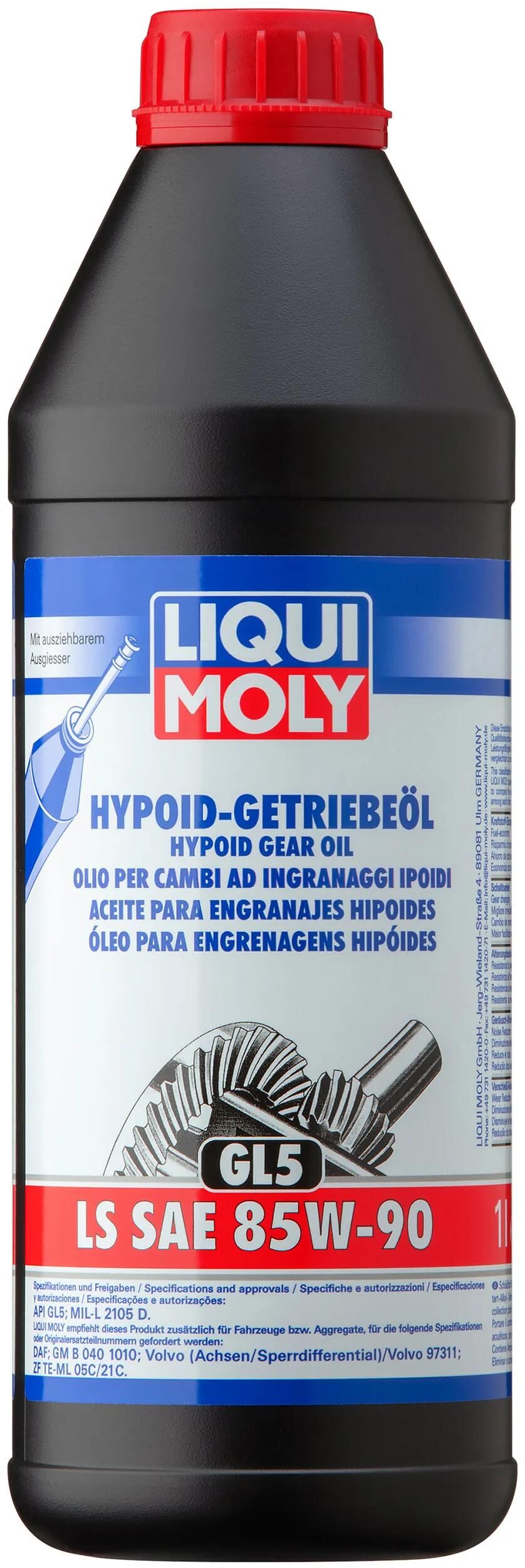 Liqui Moly Hypoid Getriebeöl GL5 LM SAE 85W-90 1L