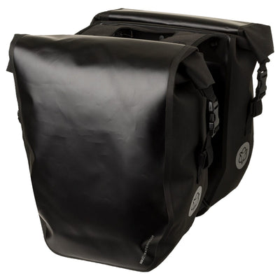 Agu Clean Doppelte Fahrradtasche, groß, schwarz