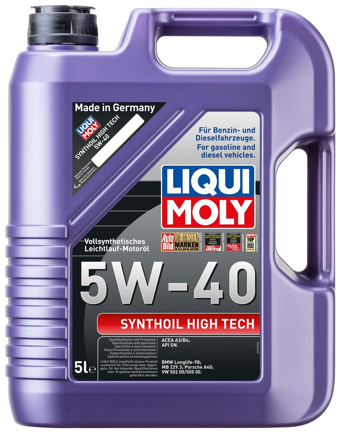 Liqui Moly Synth.High Tech 5W-40 5 LTR.