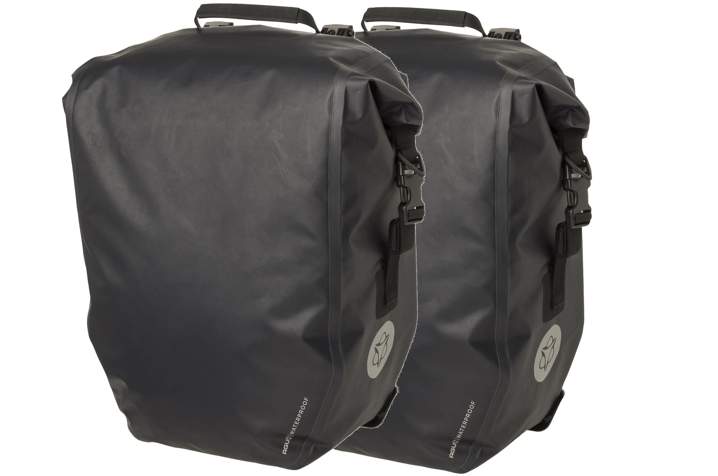 Agu Set leichte Einzel-Fahrradtasche Unterstand Click'ngo groß schwarz schwarz