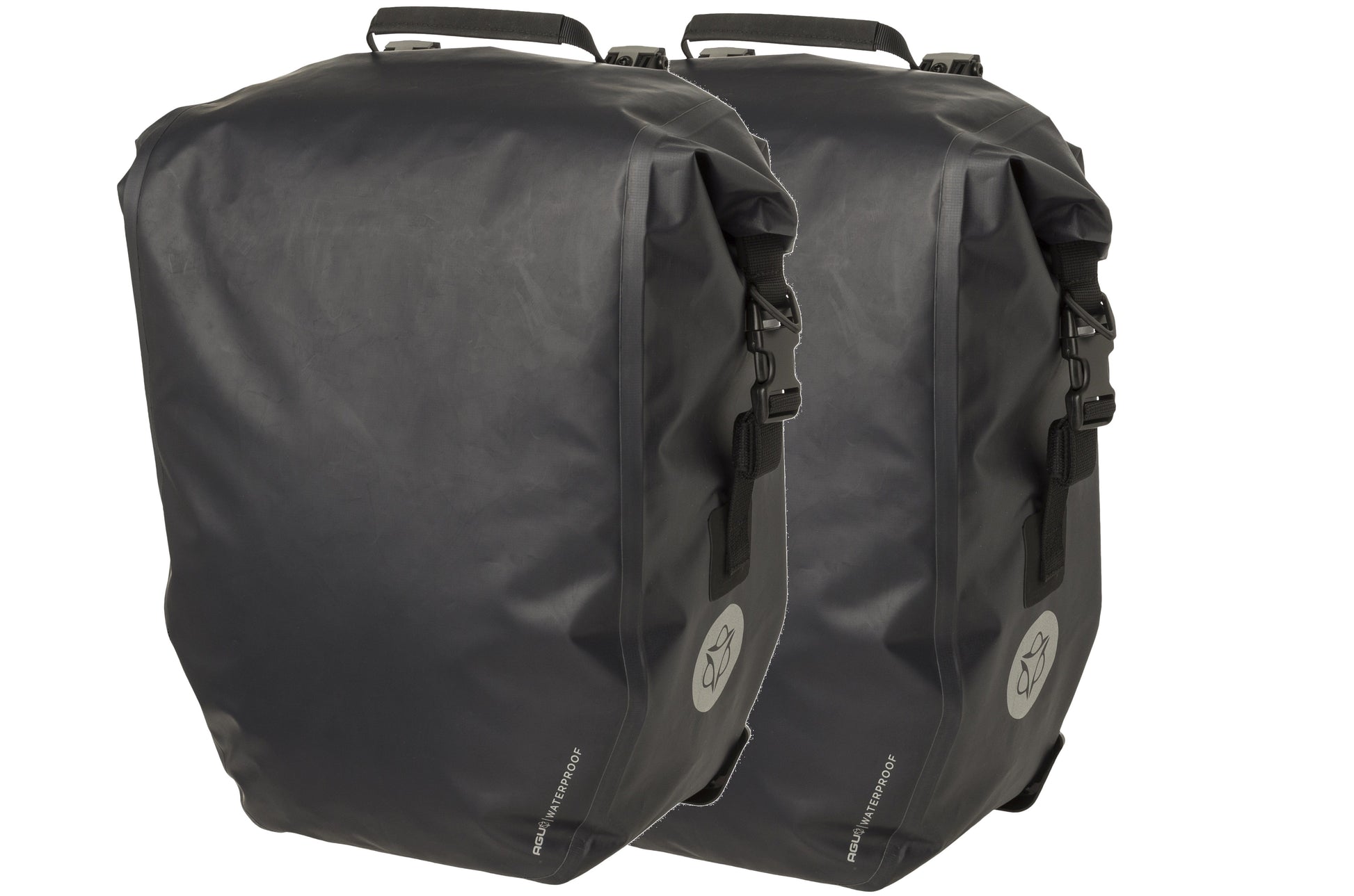 Agu Set leichte Einzel-Fahrradtasche Unterstand Click'ngo groß schwarz schwarz