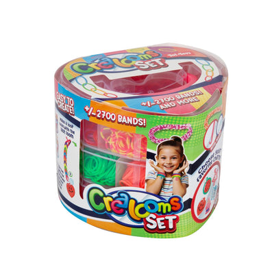Toi-toys Webstuhlband-Set 2700-teilig in herzförmiger Aufbewahrungsbox