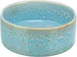 Trixie Food Bowl Trinkbehälter Keramik Blau - afbeelding 1