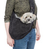 Trixie Hundetasche Bauchträger weich schwarz grau