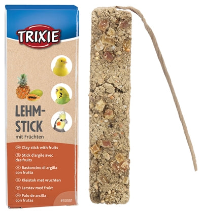 Trixie Kleistok mit Früchten