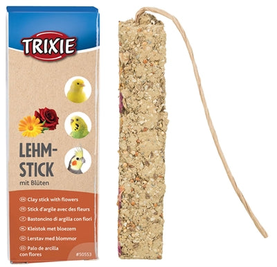 Trixie Kleistok mit Blumen