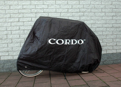 Cordo Fahrradabdeckung für 2 Fahrräder schwarz 128x98x235cm