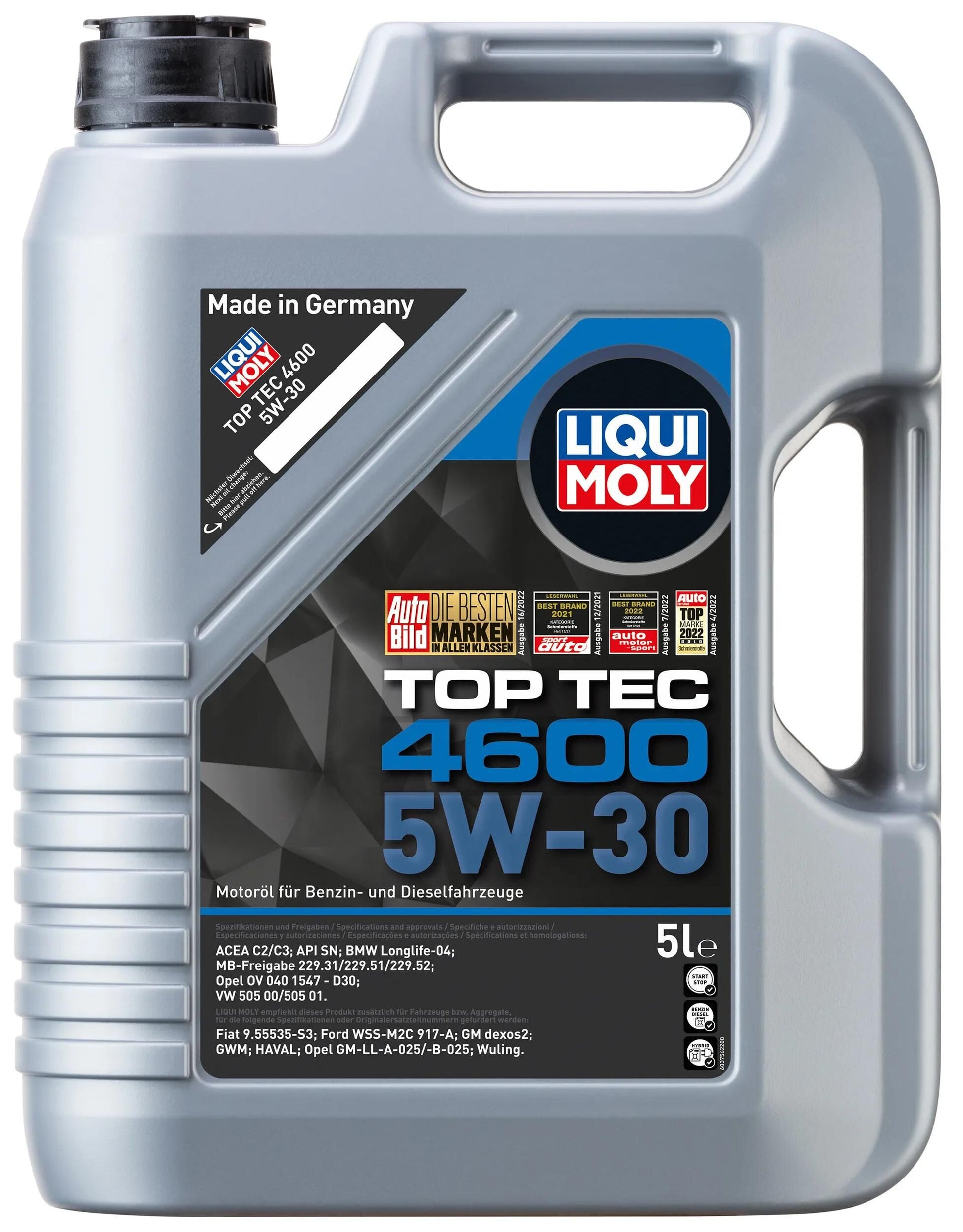 Liqui Moly Motoröl Top TEC 4600.