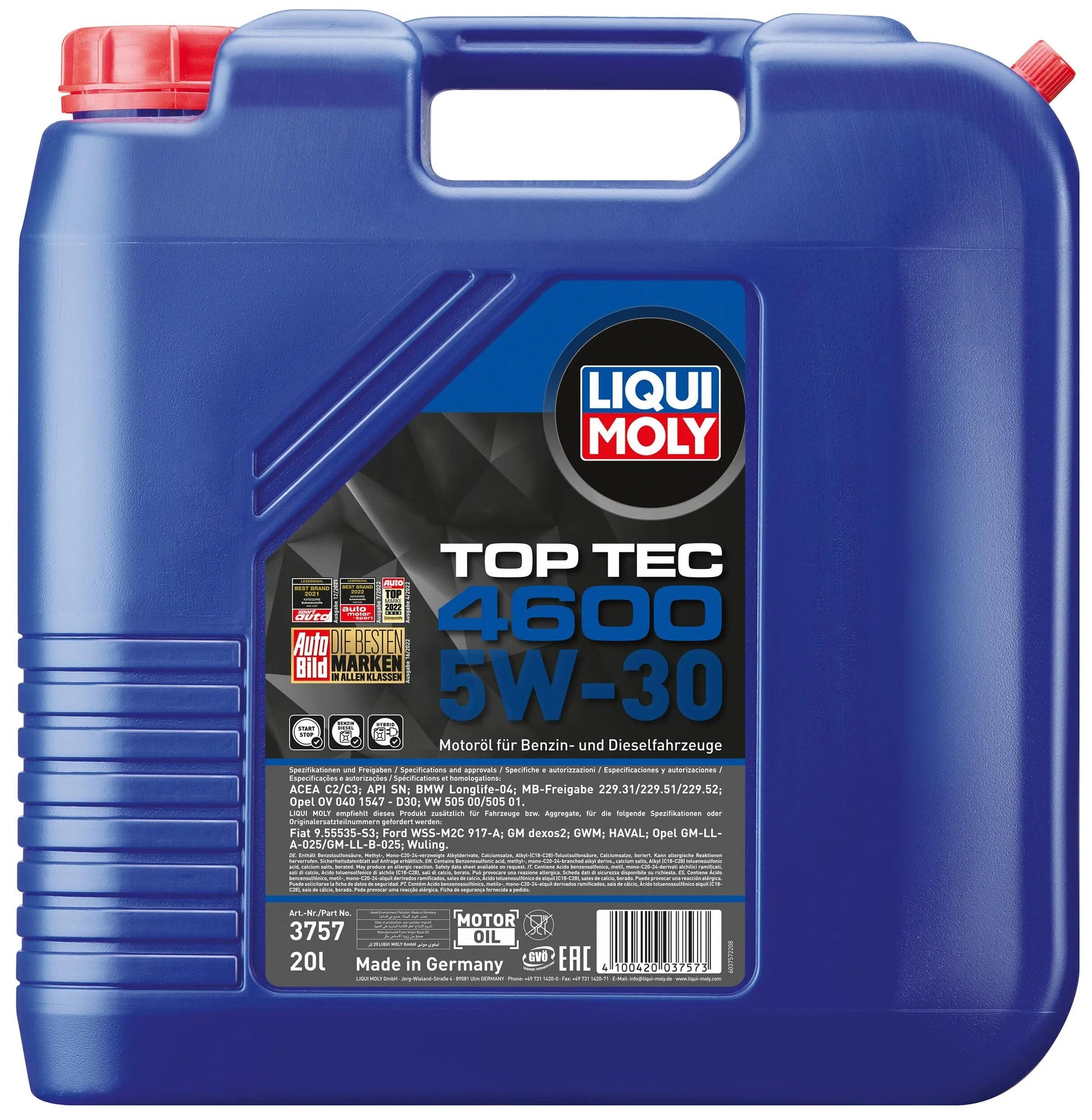 Liqui Moly Motoröl Top TEC 4600.