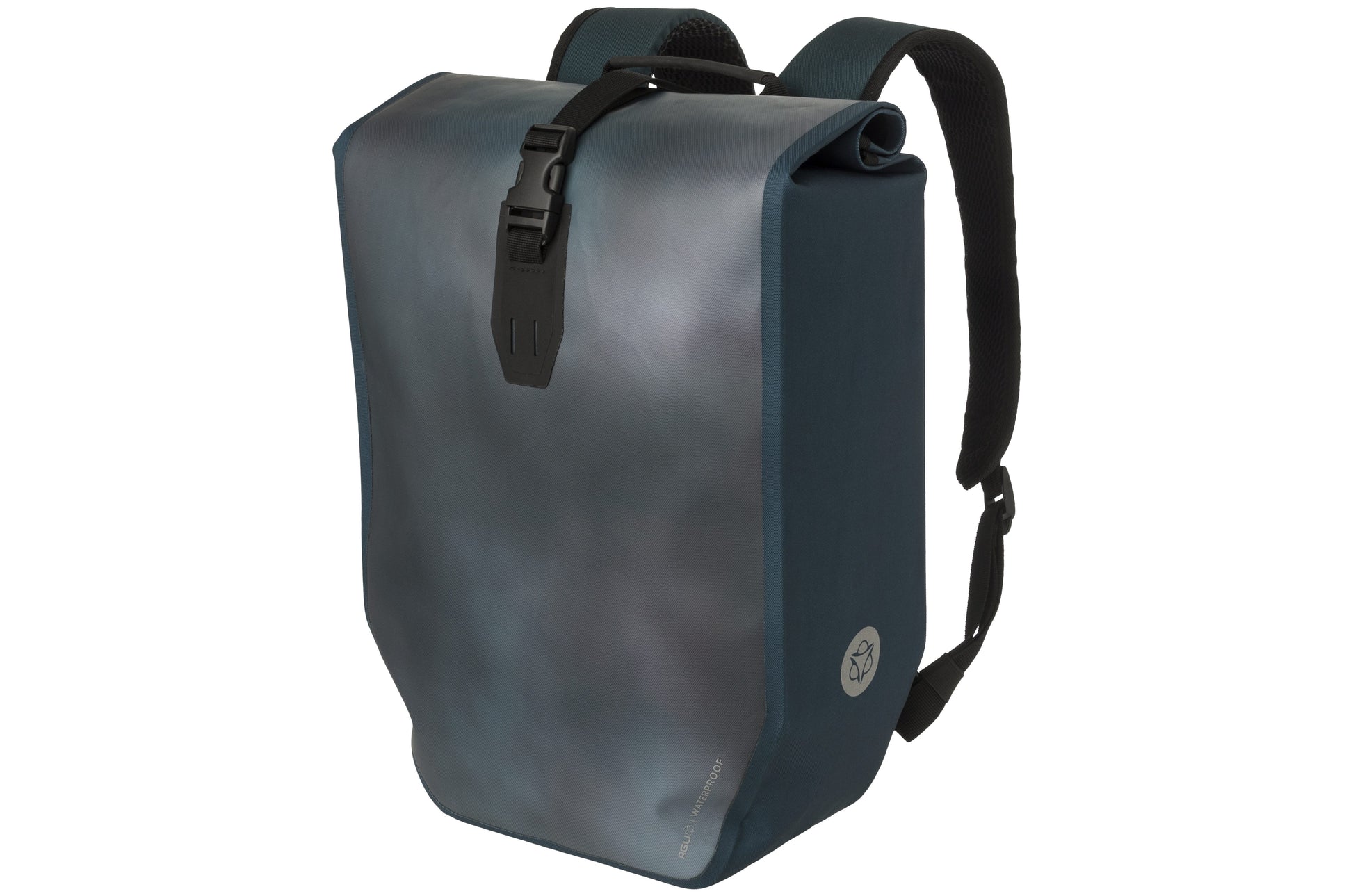 Saubere einzelne Fahrradtasche, Rucksackunterstand, Click'ngo, großes, verschwommenes Foto, Tiefsee