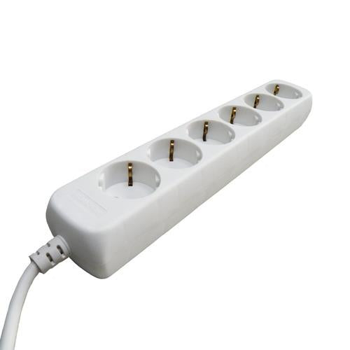Tischsteckdose 6-fach + 1,5 m Kabel