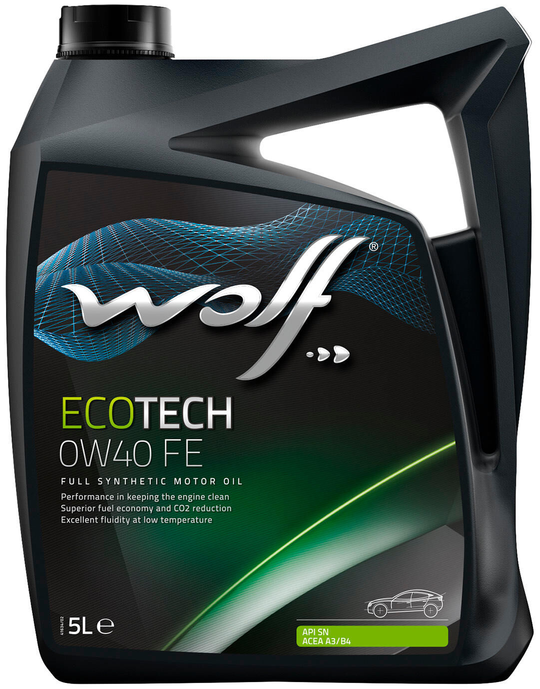 Wolf Motoröl EcoTech Fe. Motoroil 0W40 5L ECOTech FE