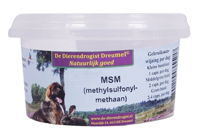 Tierische Drogist -MSM -Kapseln
