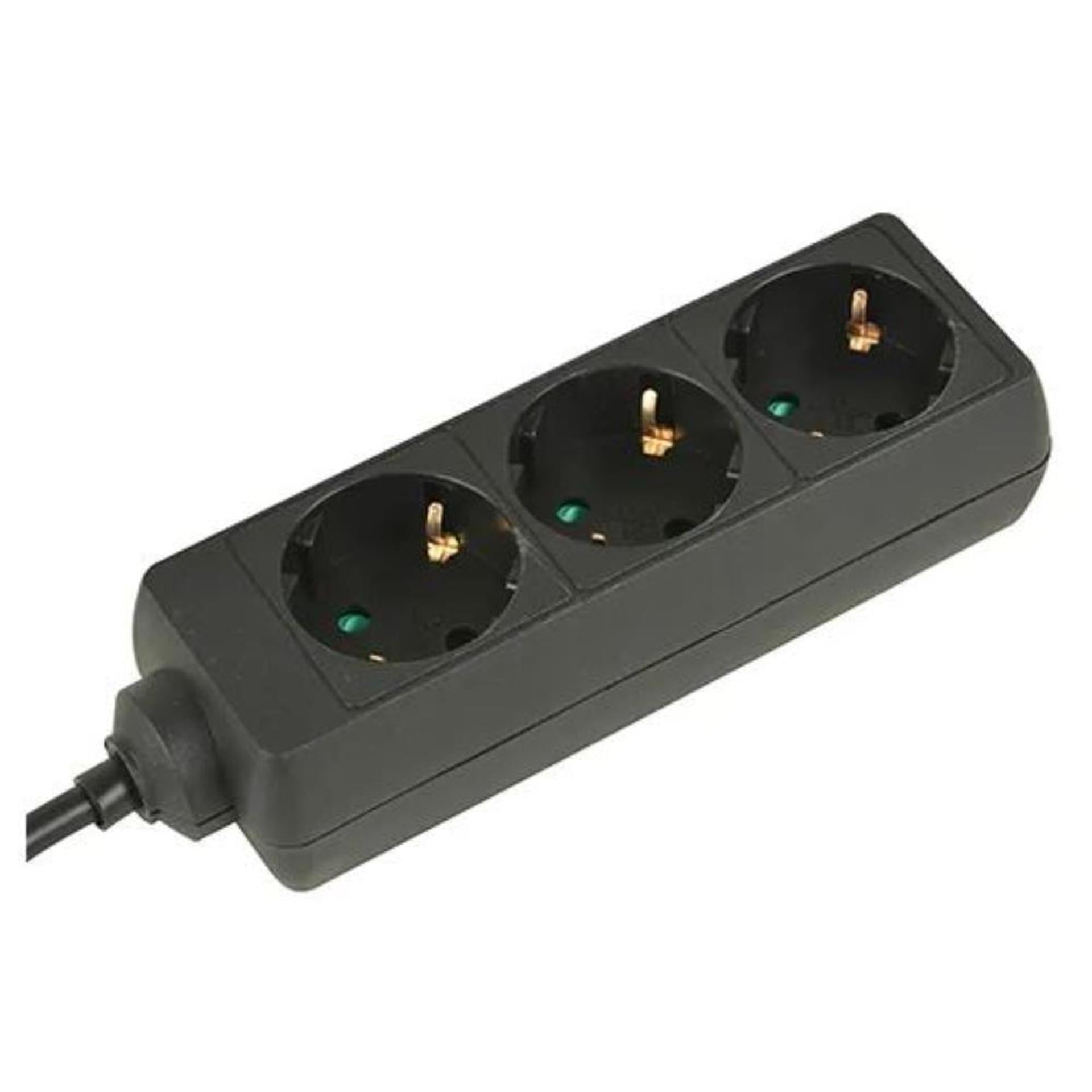 Steckdosenleiste 3-fach + Breite 1,5 Meter